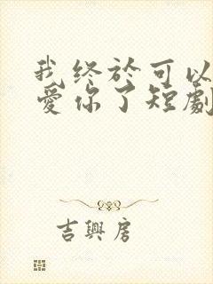 我终于可以不再爱你了短剧大结局