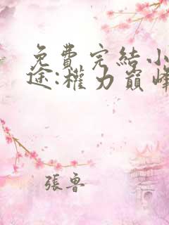 免费完结小说官途:权力巅峰