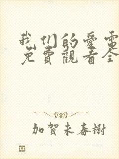 我们的爱电视剧免费观看全集高清