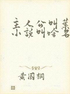 主人公叫叶楚的小说叫啥名