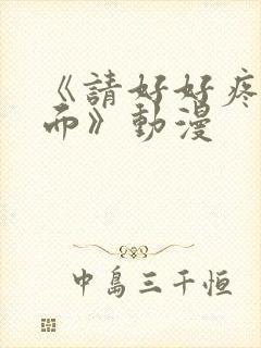 《请好好疼爱里面》动漫