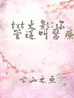 txt火影:你管这叫医疗忍者?下载