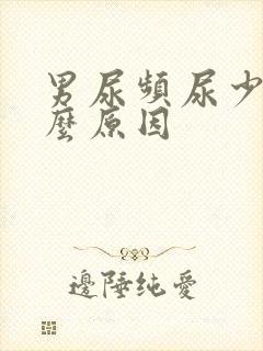 男尿频尿少是什么原因