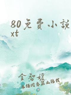 80免费小说txt