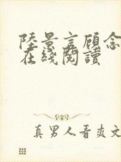 陆景言顾念小说在线阅读