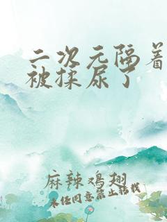 二次元隔着内裤被揉尿了