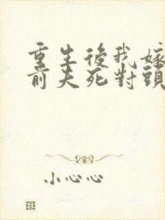 重生后我嫁给了前夫死对头 沈沫沫