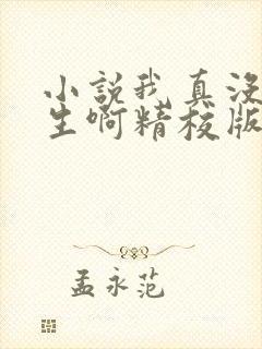 小说我真没想重生啊精校版