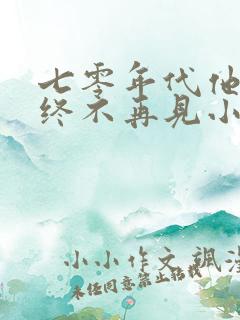 七零年代他与她终不再见小说免费阅读