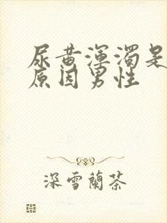 尿黄浑浊是什么原因男性