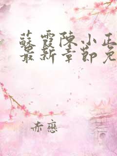 苏霞陈小正小说最新章节免费阅读