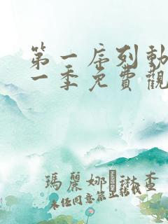 第一序列动漫第一季免费观看全集