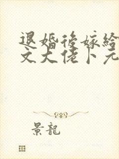 退婚后嫁给年代文大佬卜元