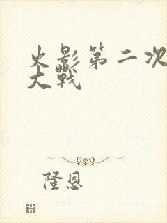 火影第二次忍界大战