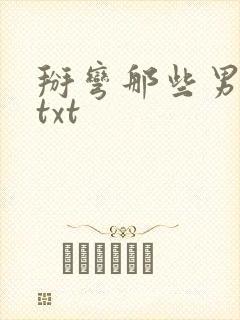 掰弯那些男人们txt