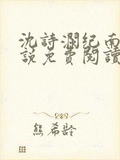 沈诗澜纪南风小说免费阅读最新章节