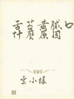 舌苔黄腻口干是什么原因