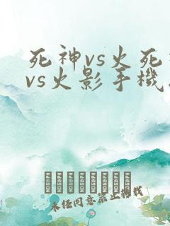 死神vs火死神vs火影手机版