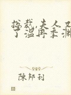 总裁,夫人又跑了温冉季渊阅读全文