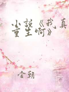 小说《我真没想重生啊》