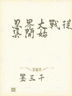 忍界大战从第几集开始