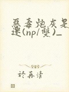 恶毒炮灰是万人迷(np/双)_