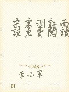 宋寒洲许南栀小说免费阅读最新章节