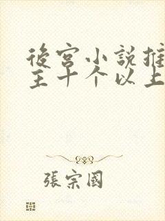 后宫小说推荐女主十个以上