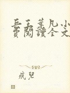 兵王叶凡小说免费阅读全文