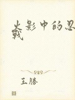 火影中的忍界大战