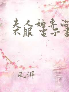 夫人她专治各种不服 电子书下载