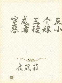 穿成三个反派的恶毒后娘小说