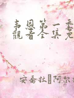 韦恩第一季在线观看全集免费高清