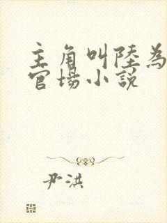 主角叫陆为民的官场小说