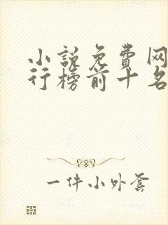 小说免费网站排行榜前十名