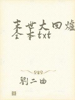 末世大回炉下载全本txt