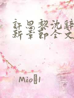 许思黎沈辞越最新章节全文免费阅读