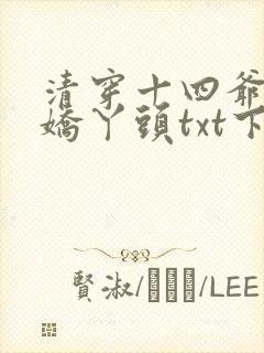 清穿十四爷家的娇丫头txt下载
