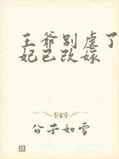 王爷别虐了,王妃已改嫁