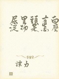 尿里头有白色沉淀物是怎么回事