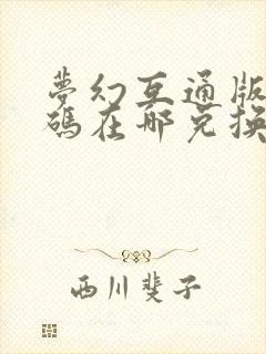 梦幻互通版礼包码在哪兑换