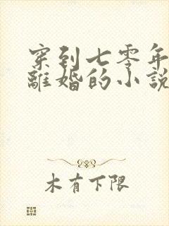 穿到七零年代就离婚的小说