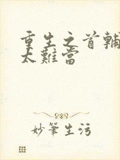 重生之首辅夫人太难当