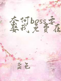 奈何boss要娶我免费在线观看