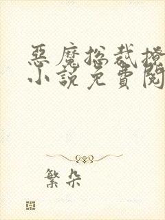 恶魔总裁撩上瘾小说免费阅读