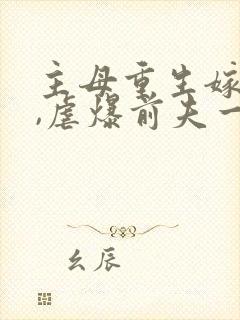 主母重生嫁少帅,虐爆前夫一家的小说