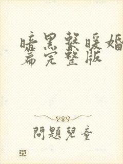 暗黑系暖婚番外篇完整版