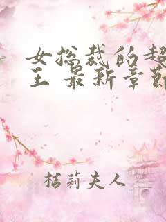 女总裁的超级兵王 最新章节