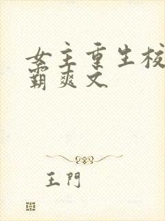 女主重生校园学霸爽文