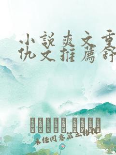 小说爽文重生复仇文推荐舒服女主